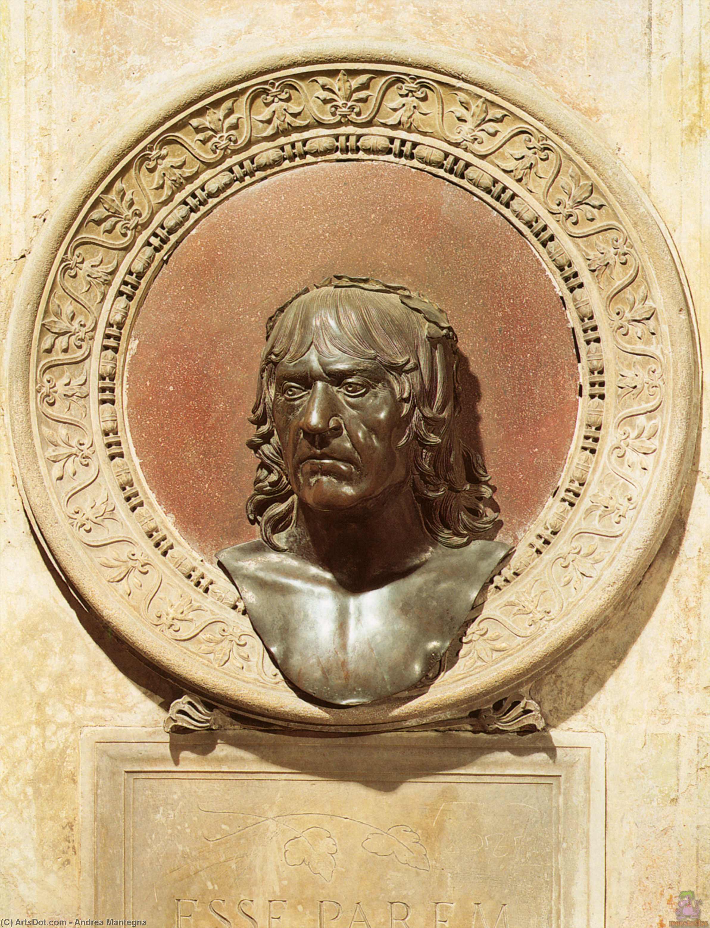 WikiOO.org - Encyclopedia of Fine Arts - Maľba, Artwork Andrea Mantegna - self portrait