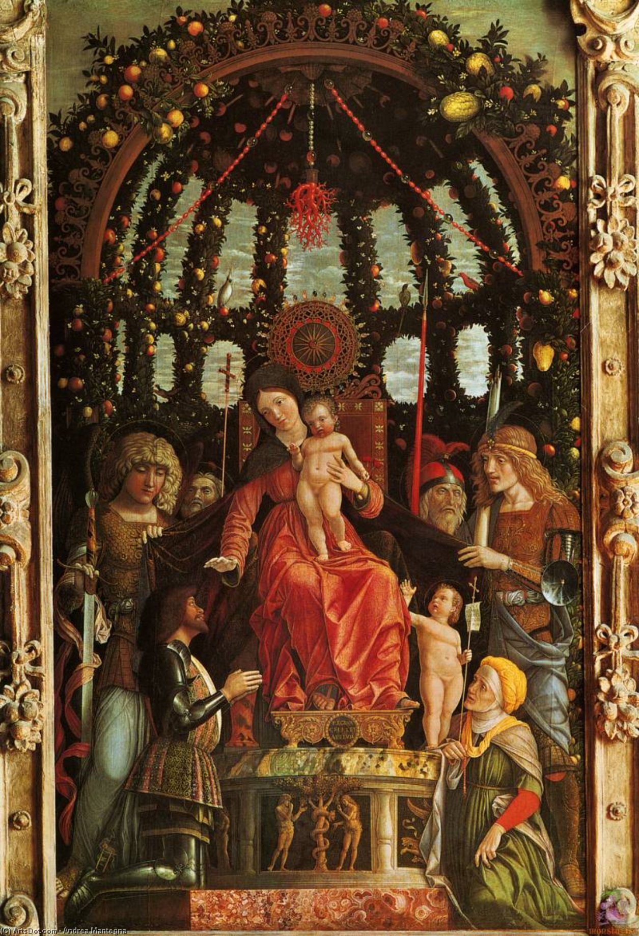 Wikioo.org - The Encyclopedia of Fine Arts - Painting, Artwork by Andrea Mantegna - The Madonna of Victory
