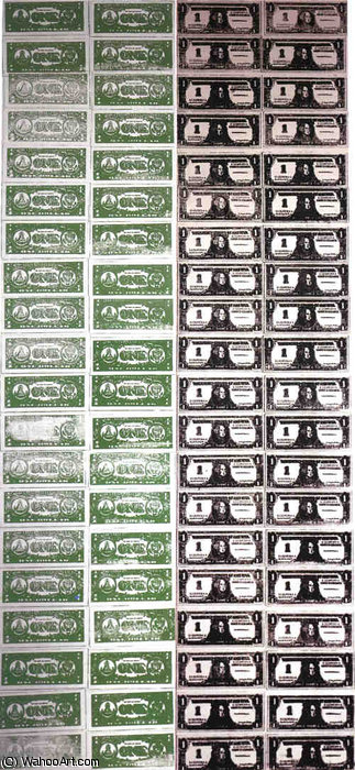 Wikioo.org - The Encyclopedia of Fine Arts - Painting, Artwork by Andy Warhol - front and back