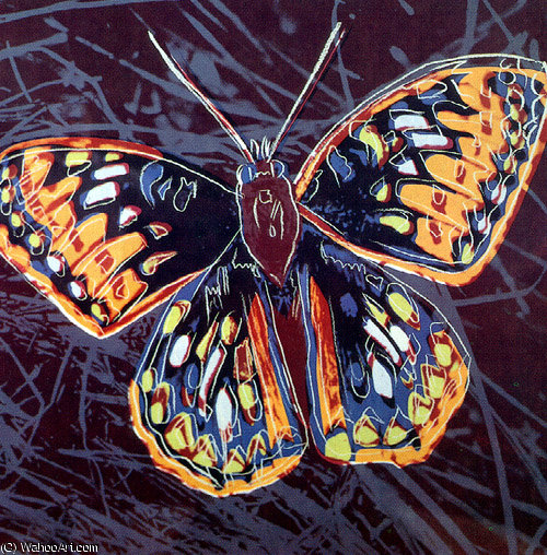 Wikioo.org - The Encyclopedia of Fine Arts - Painting, Artwork by Andy Warhol - motyl