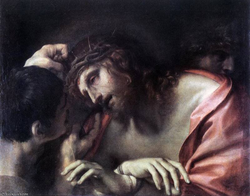 WikiOO.org - Encyclopedia of Fine Arts - Lukisan, Artwork Annibale Carracci - Mocking of Christ