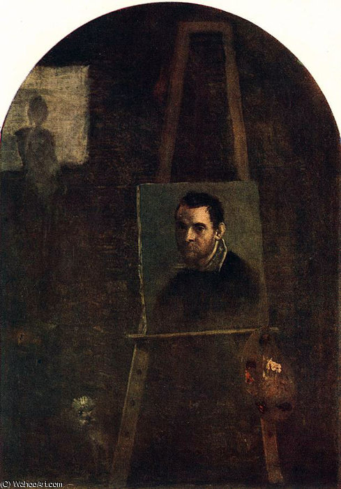 WikiOO.org - Enciklopedija likovnih umjetnosti - Slikarstvo, umjetnička djela Annibale Carracci - Self portrait