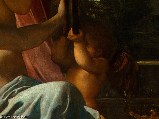 WikiOO.org - Encyclopedia of Fine Arts - Maľba, Artwork Annibale Carracci - Venus Adorned by the Graces