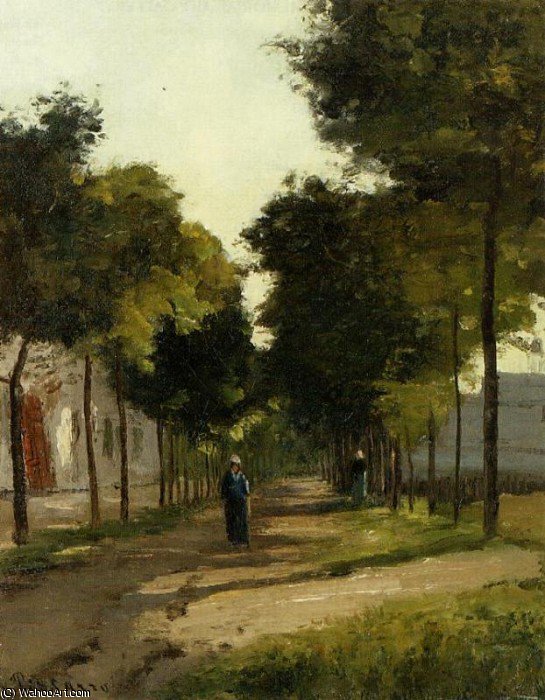 Wikioo.org - The Encyclopedia of Fine Arts - Painting, Artwork by Camille Pissarro - la route.
