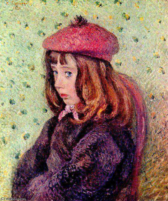 WikiOO.org - Enciclopédia das Belas Artes - Pintura, Arte por Camille Pissarro - Portrait of Felix Pissarro .