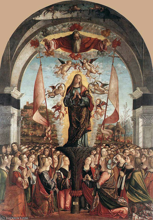 WikiOO.org - Güzel Sanatlar Ansiklopedisi - Resim, Resimler Vittore Carpaccio - Apotheosis of St Ursula