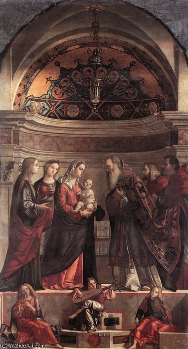 Wikioo.org - The Encyclopedia of Fine Arts - Painting, Artwork by Vittore Carpaccio - Presentation of Jesus in the Temple