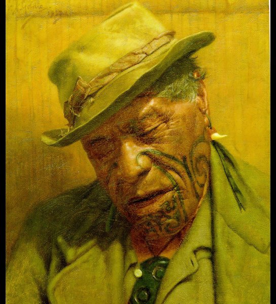 Wikioo.org – La Enciclopedia de las Bellas Artes - Pintura, Obras de arte de Charles Frederick Goldie - Tis del sueño un lo suave - -