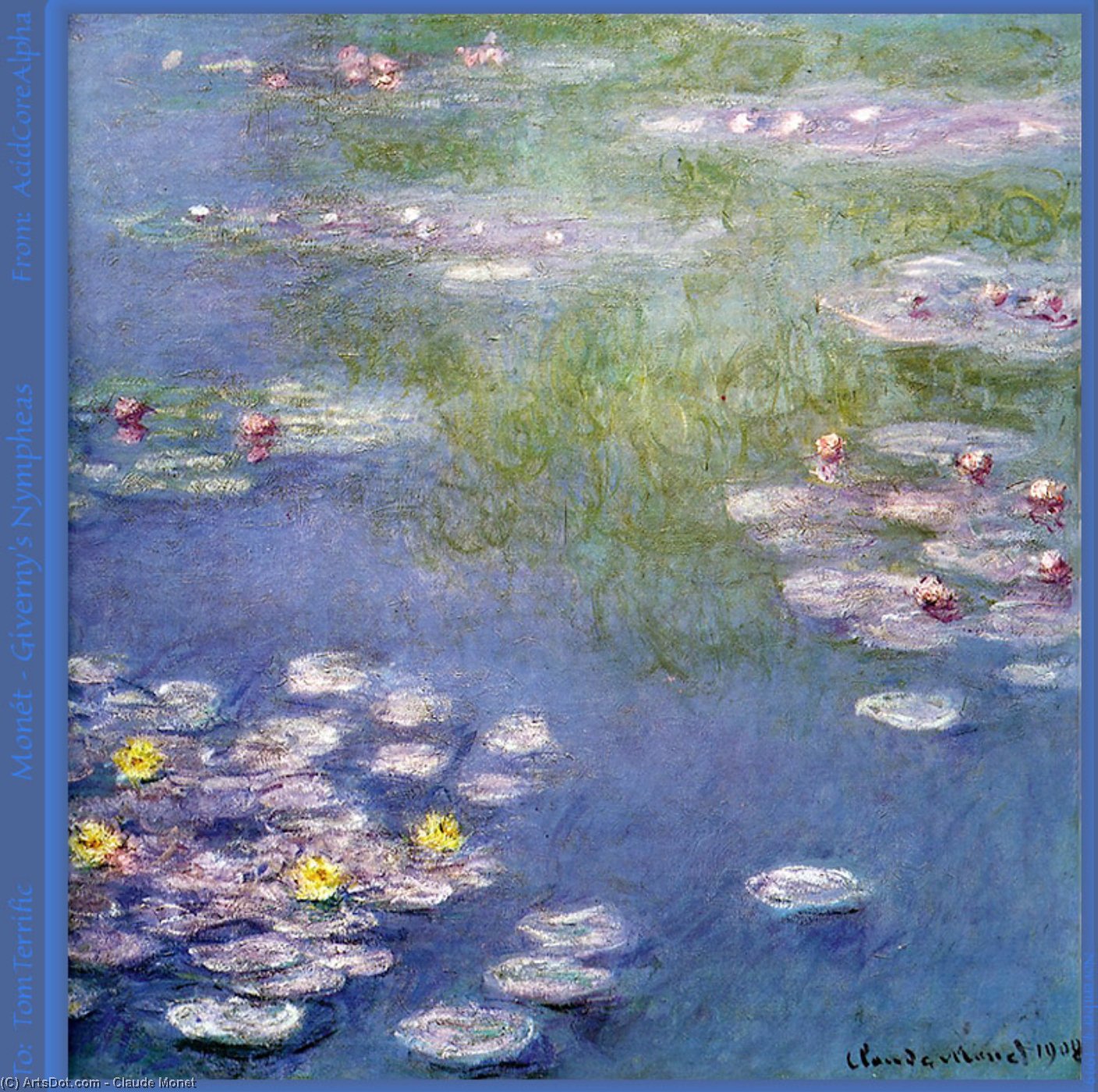 Wikioo.org - The Encyclopedia of Fine Arts - Painting, Artwork by Claude Monet - acid core alpha