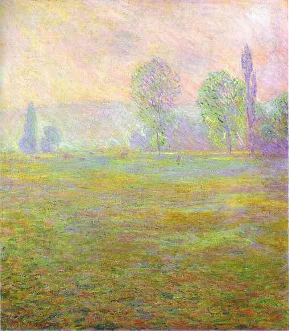 Wikioo.org - The Encyclopedia of Fine Arts - Painting, Artwork by Claude Monet - Meadows at Giverny
