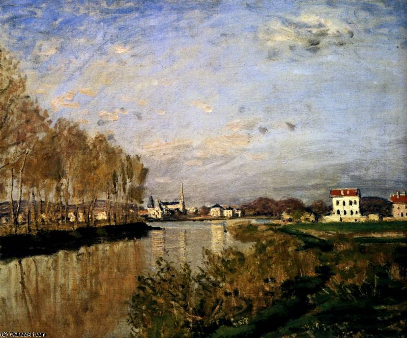 WikiOO.org - Encyclopedia of Fine Arts - Schilderen, Artwork Claude Monet - the seine at argenteuil