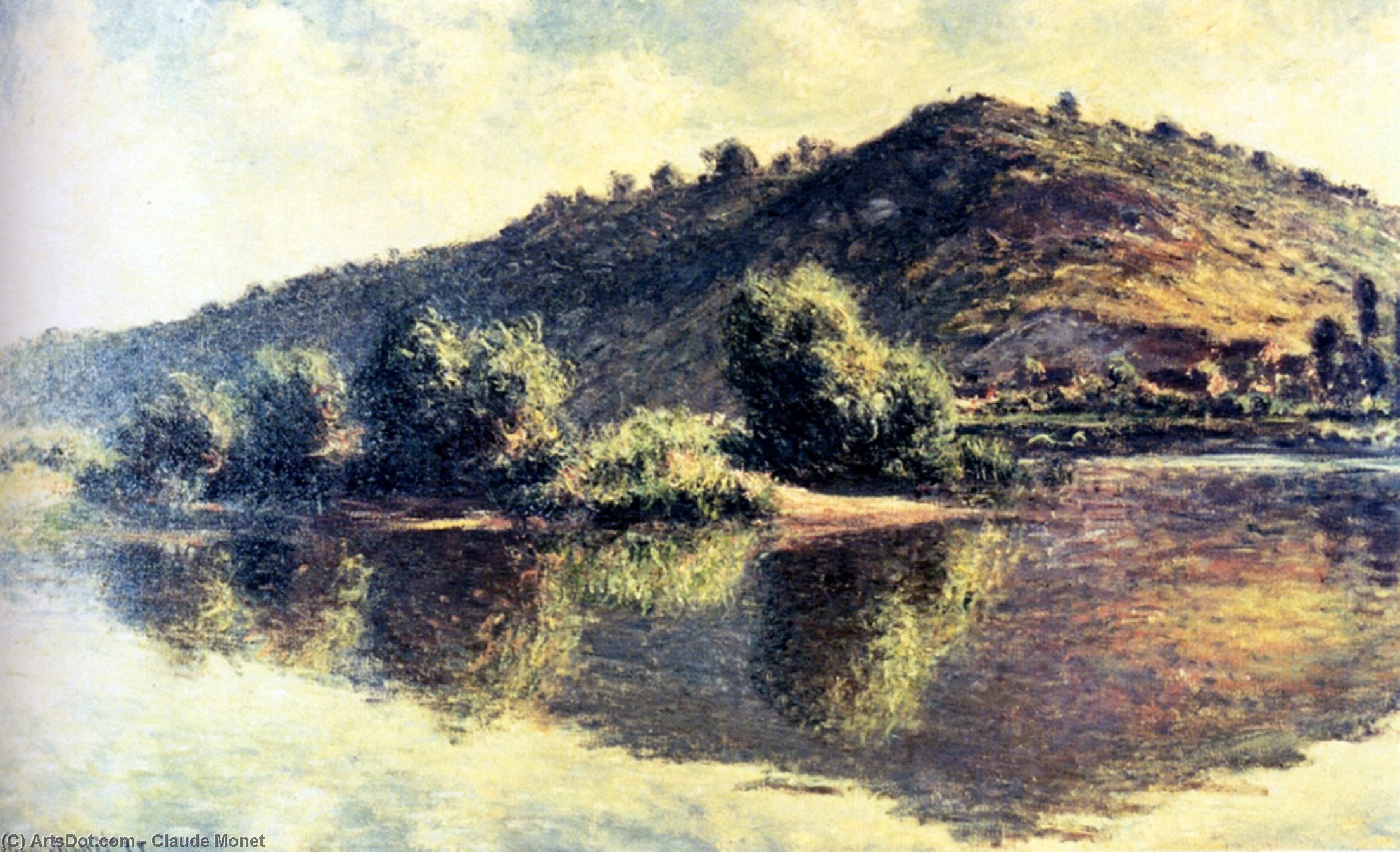 Wikioo.org - The Encyclopedia of Fine Arts - Painting, Artwork by Claude Monet - the seine at port villez