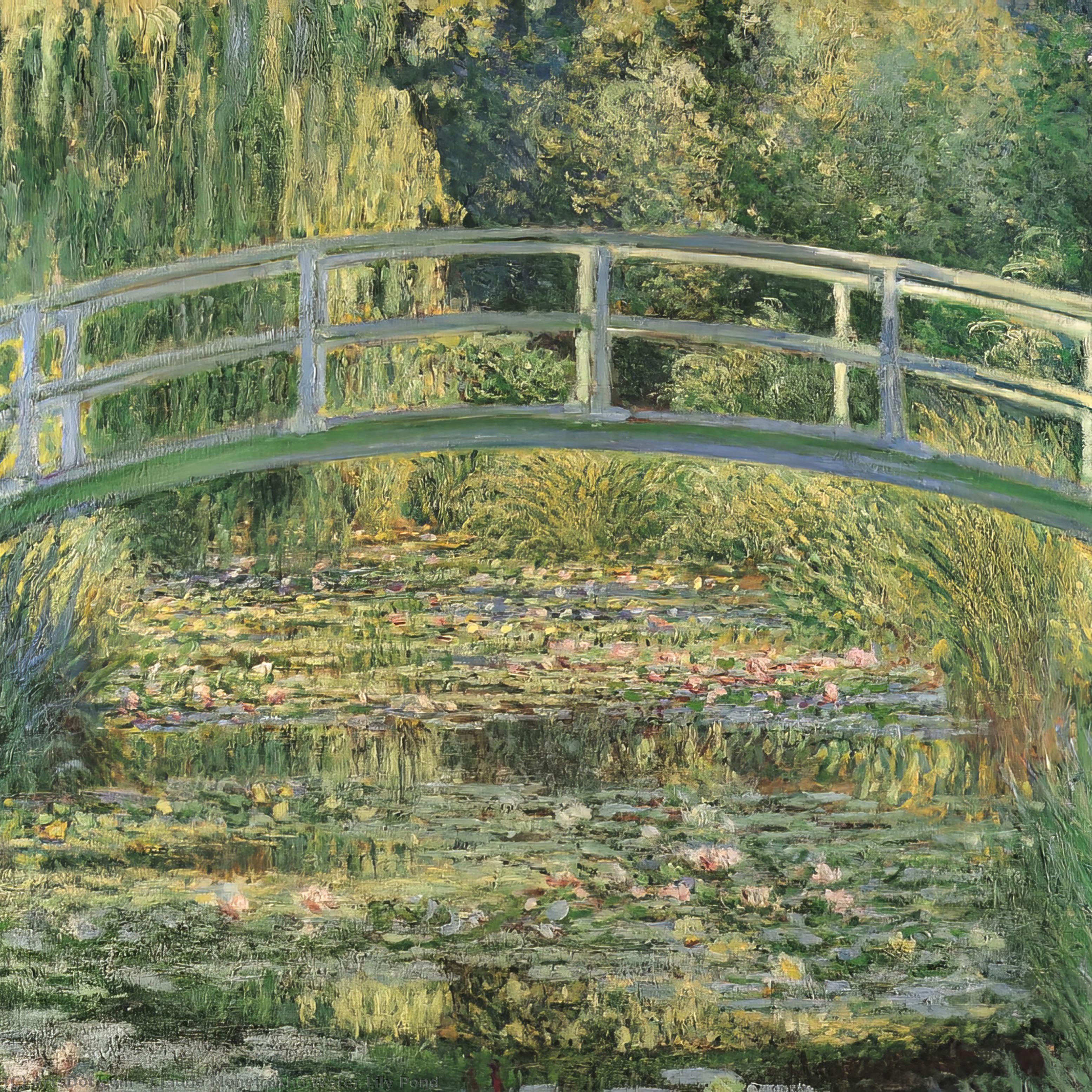 WikiOO.org - دایره المعارف هنرهای زیبا - نقاشی، آثار هنری Claude Monet - the waterlily pond