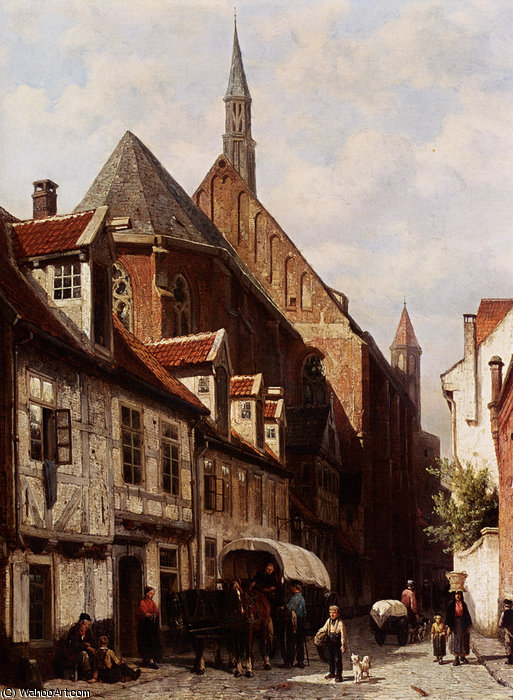 Wikioo.org - The Encyclopedia of Fine Arts - Painting, Artwork by Cornelis Springer - untitled