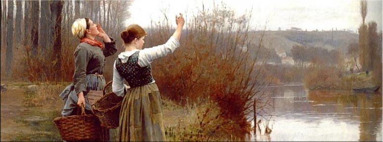 Wikioo.org - The Encyclopedia of Fine Arts - Painting, Artwork by Daniel Ridgway Knight - untitled
