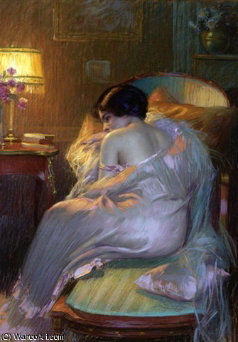Wikioo.org - The Encyclopedia of Fine Arts - Painting, Artwork by Delphin Enjolras - le bouquet