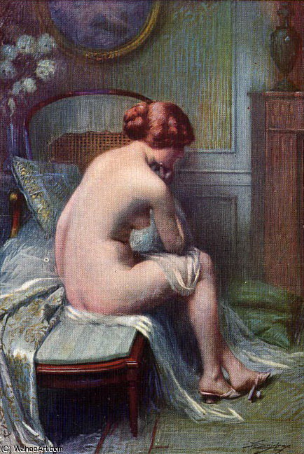 WikiOO.org - Encyclopedia of Fine Arts - Festés, Grafika Delphin Enjolras - nude