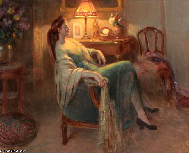 Wikioo.org - The Encyclopedia of Fine Arts - Painting, Artwork by Delphin Enjolras - reverie
