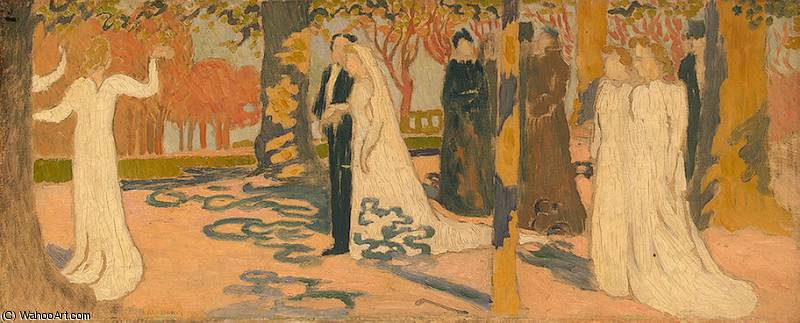 WikiOO.org - دایره المعارف هنرهای زیبا - نقاشی، آثار هنری Denis Maurice - wedding procession