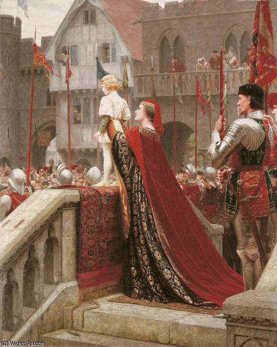 Wikioo.org - The Encyclopedia of Fine Arts - Painting, Artwork by Edmund Blair Leighton - Vox Populi - Voice of the People
