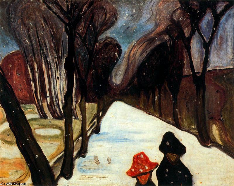 WikiOO.org - Енциклопедія образотворчого мистецтва - Живопис, Картини
 Edvard Munch - ardstrand