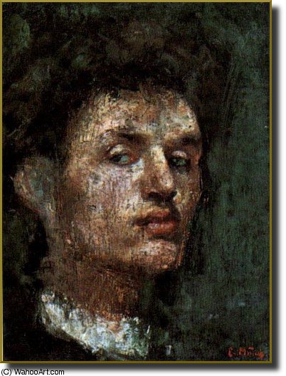 Wikioo.org - Bách khoa toàn thư về mỹ thuật - Vẽ tranh, Tác phẩm nghệ thuật Edvard Munch - autoportrait