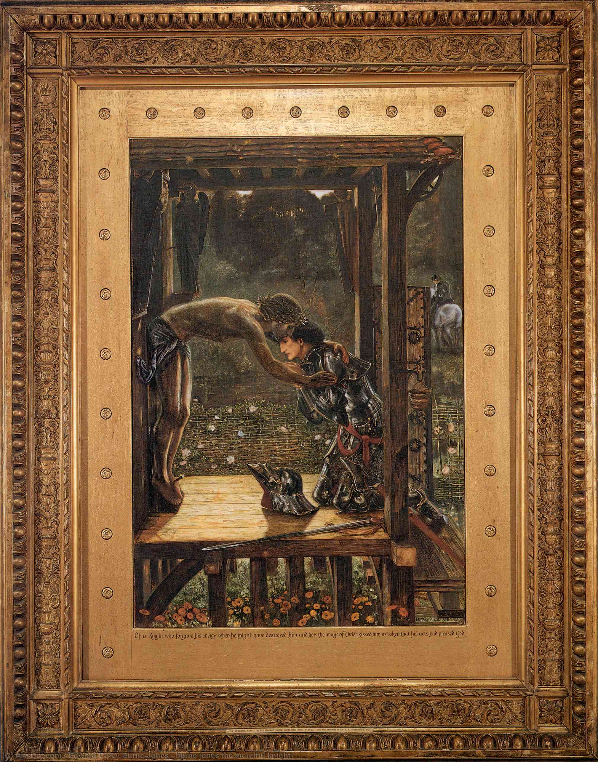 WikiOO.org - Encyclopedia of Fine Arts - Schilderen, Artwork Edward Coley Burne-Jones - burne jones the merciful knight