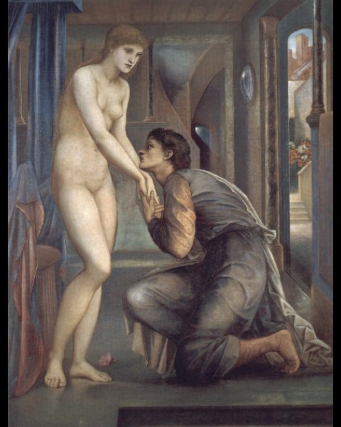 WikiOO.org - Енциклопедія образотворчого мистецтва - Живопис, Картини
 Edward Coley Burne-Jones - IV Perseus Series The Soul Attains