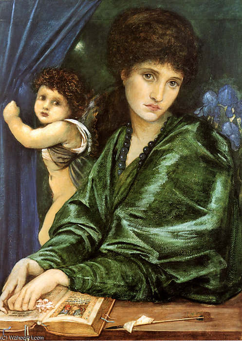 Wikioo.org - Die Enzyklopädie bildender Kunst - Malerei, Kunstwerk von Edward Coley Burne-Jones - Maria Zambaco