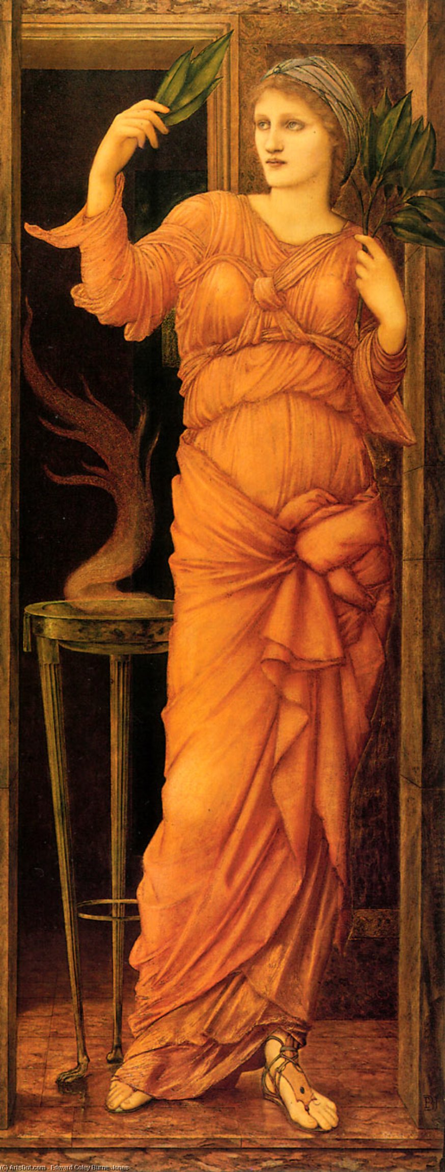 Wikioo.org - The Encyclopedia of Fine Arts - Painting, Artwork by Edward Coley Burne-Jones - sibylla delphica