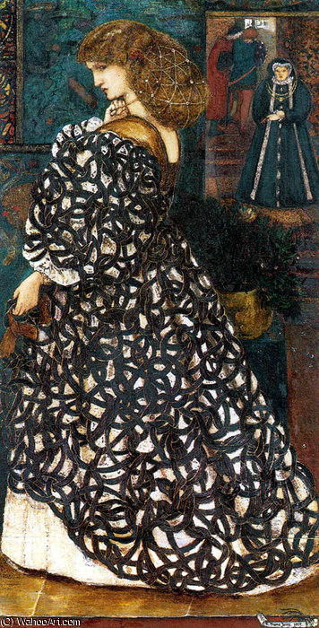 Wikioo.org – L'Enciclopedia delle Belle Arti - Pittura, Opere di Edward Coley Burne-Jones - Sidonia von Bork