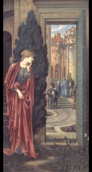 WikiOO.org - Енциклопедія образотворчого мистецтва - Живопис, Картини
 Edward Coley Burne-Jones - The Tower of Brass