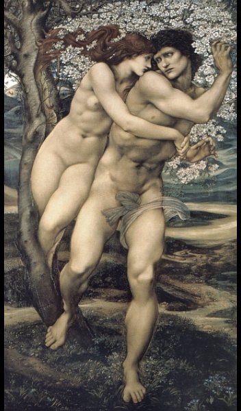 WikiOO.org - Encyclopedia of Fine Arts - Lukisan, Artwork Edward Coley Burne-Jones - The Tree of Forgiveness