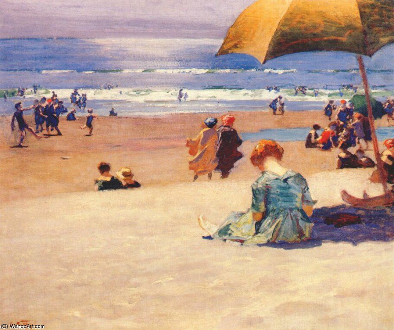 Wikioo.org - The Encyclopedia of Fine Arts - Painting, Artwork by Edward Henry Potthast - hourtide