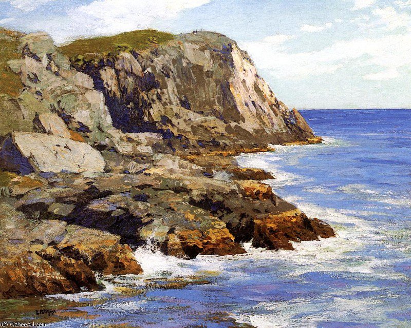 Wikioo.org - The Encyclopedia of Fine Arts - Painting, Artwork by Edward Henry Potthast - monhegan