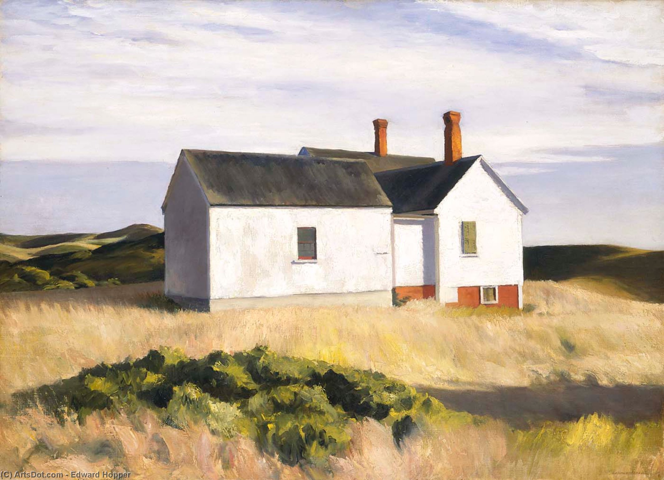 Wikioo.org - Die Enzyklopädie bildender Kunst - Malerei, Kunstwerk von Edward Hopper - ryders haus