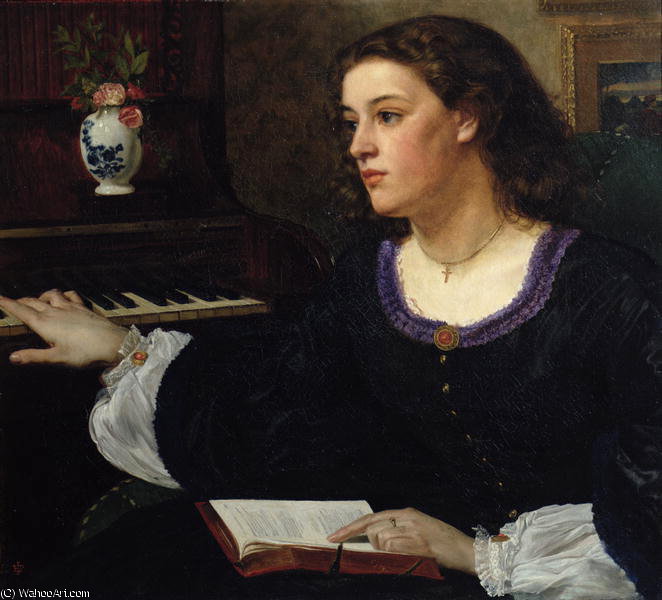Wikioo.org - The Encyclopedia of Fine Arts - Painting, Artwork by Edward John Poynter - day dream fine