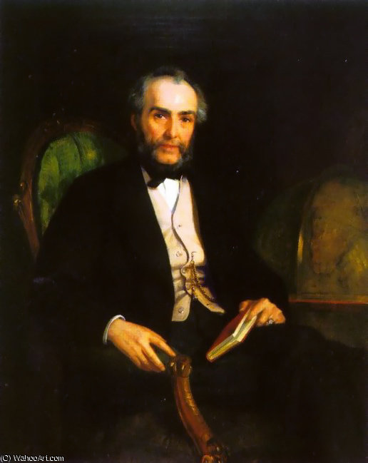 WikiOO.org - Encyclopedia of Fine Arts - Malba, Artwork Edwin Longsden Long - Portrait of Peter Douglas Esquire