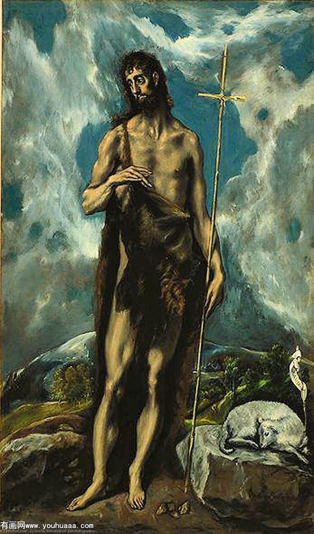 Wikioo.org – L'Enciclopedia delle Belle Arti - Pittura, Opere di El Greco (Doménikos Theotokopoulos) - baptis