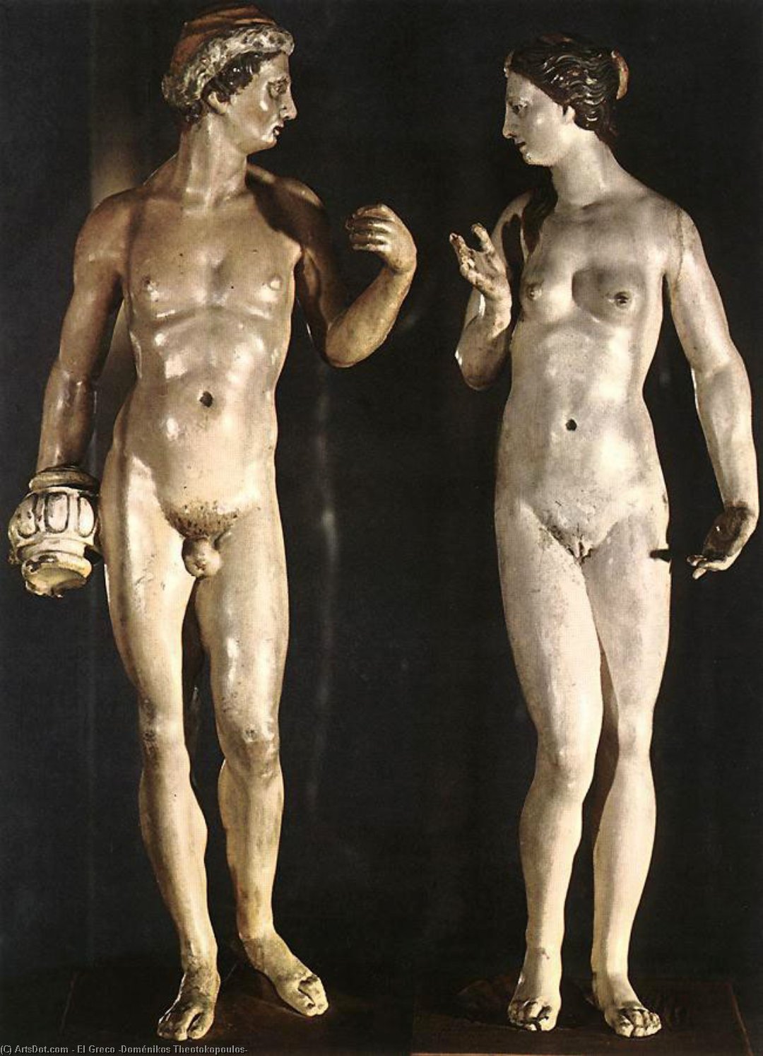 Wikioo.org – L'Enciclopedia delle Belle Arti - Pittura, Opere di El Greco (Doménikos Theotokopoulos) - Venere e Vulcano
