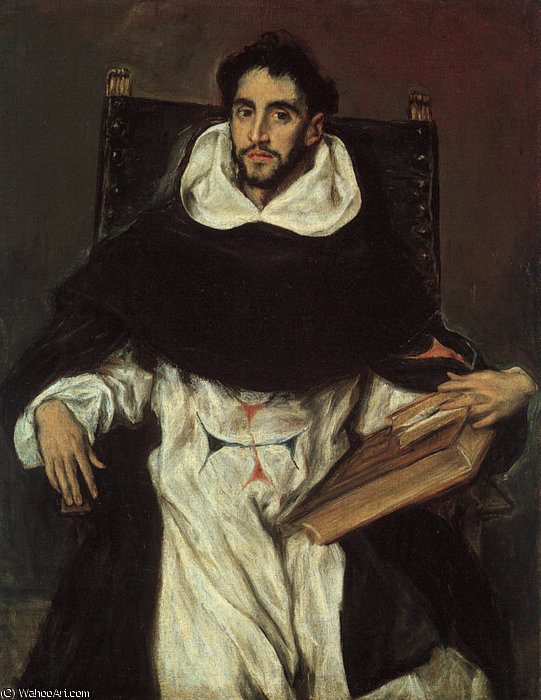 Wikioo.org - The Encyclopedia of Fine Arts - Painting, Artwork by El Greco (Doménikos Theotokopoulos) - fray hortensio felix paravicino