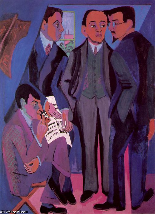 WikiOO.org - Encyclopedia of Fine Arts - Maleri, Artwork Ernst Ludwig Kirchner - artists