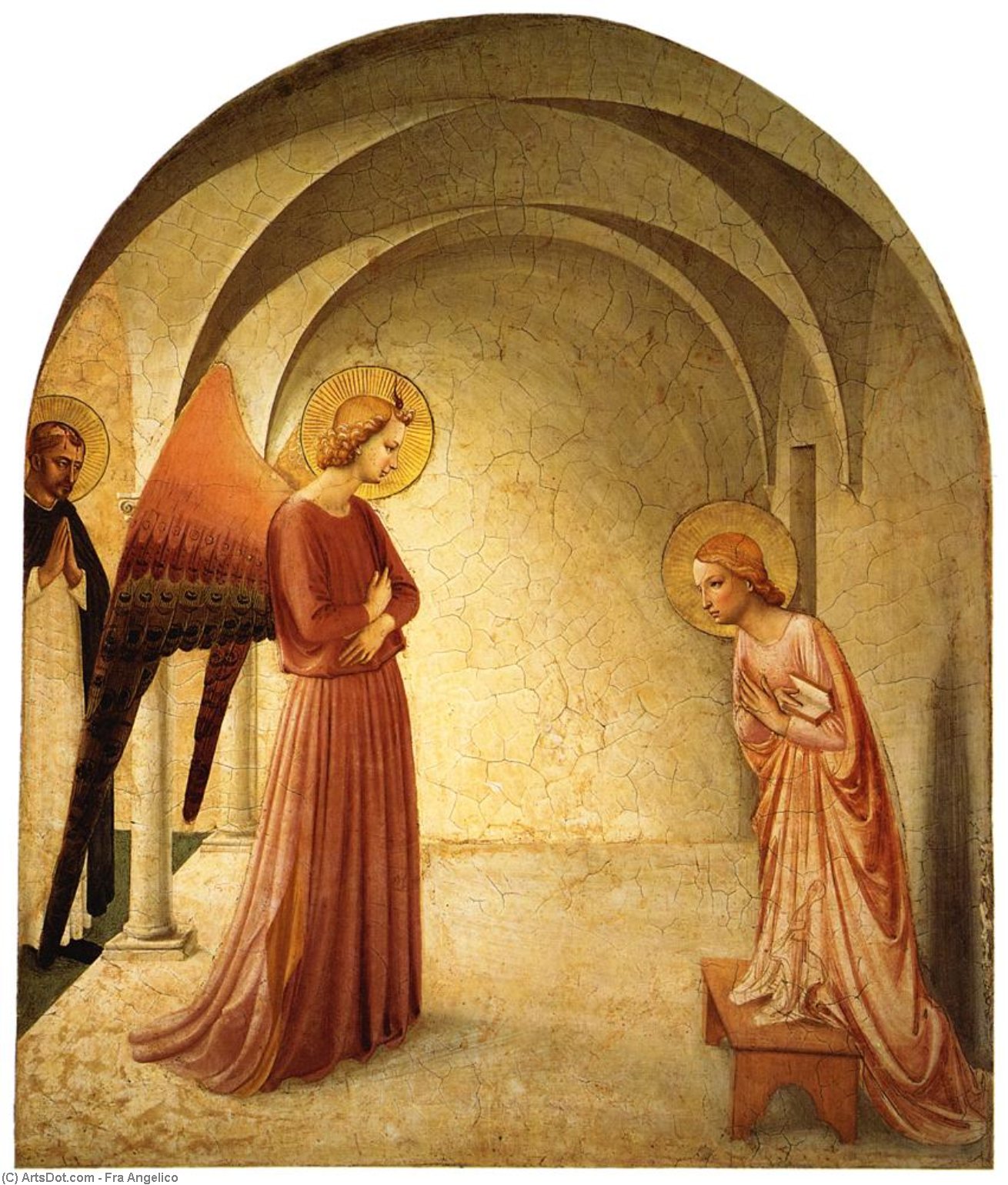 WikiOO.org - Encyclopedia of Fine Arts - Maleri, Artwork Fra Angelico - annunciation