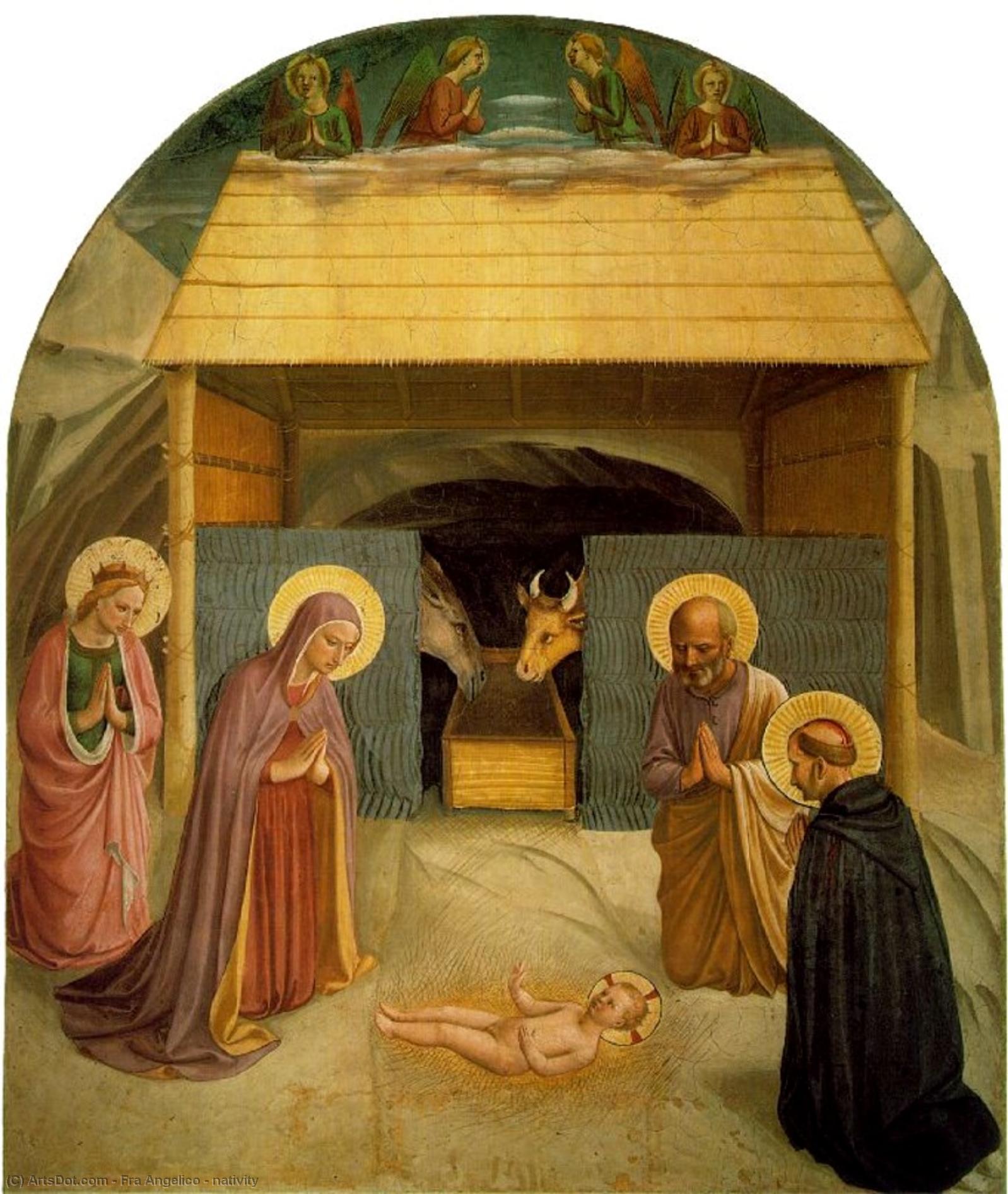 WikiOO.org - دایره المعارف هنرهای زیبا - نقاشی، آثار هنری Fra Angelico - nativity