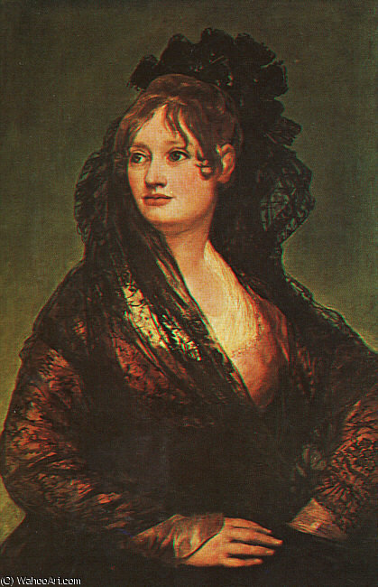 Wikioo.org – L'Encyclopédie des Beaux Arts - Peinture, Oeuvre de Francisco De Goya - dona isabel cobos de porcel