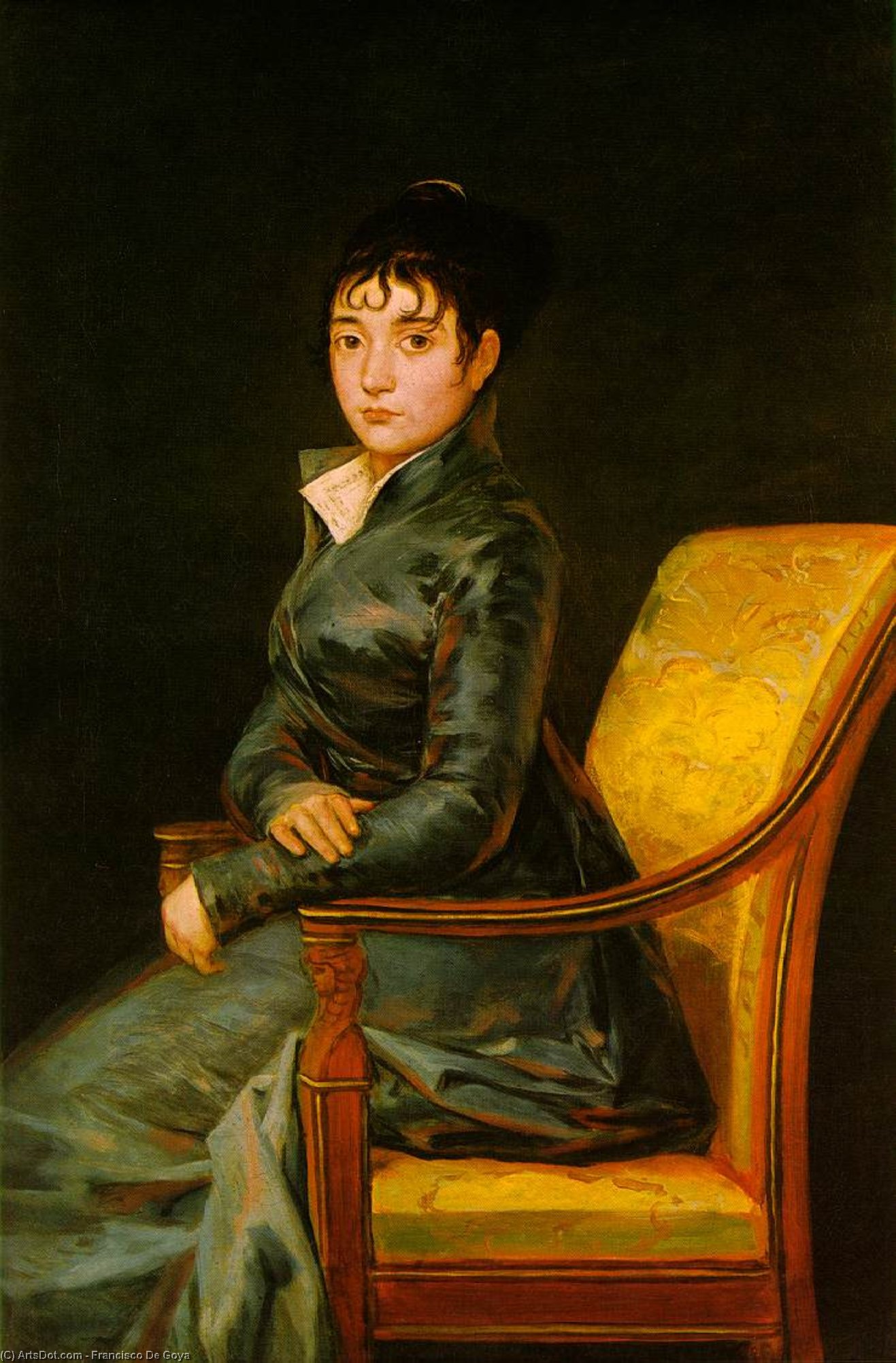 Wikioo.org – La Enciclopedia de las Bellas Artes - Pintura, Obras de arte de Francisco De Goya - Doña Teresa Sureda -   -
