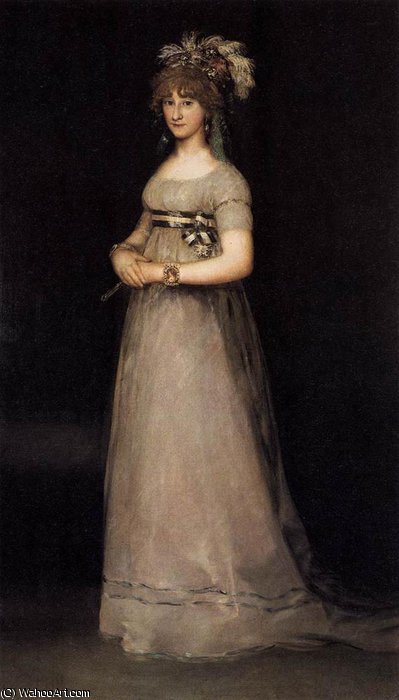 Wikioo.org - The Encyclopedia of Fine Arts - Painting, Artwork by Francisco De Goya - POrtrait of the Countess of Chincon