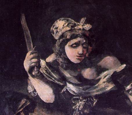 WikiOO.org - Enciclopédia das Belas Artes - Pintura, Arte por Francisco De Goya - judith (zoom - )