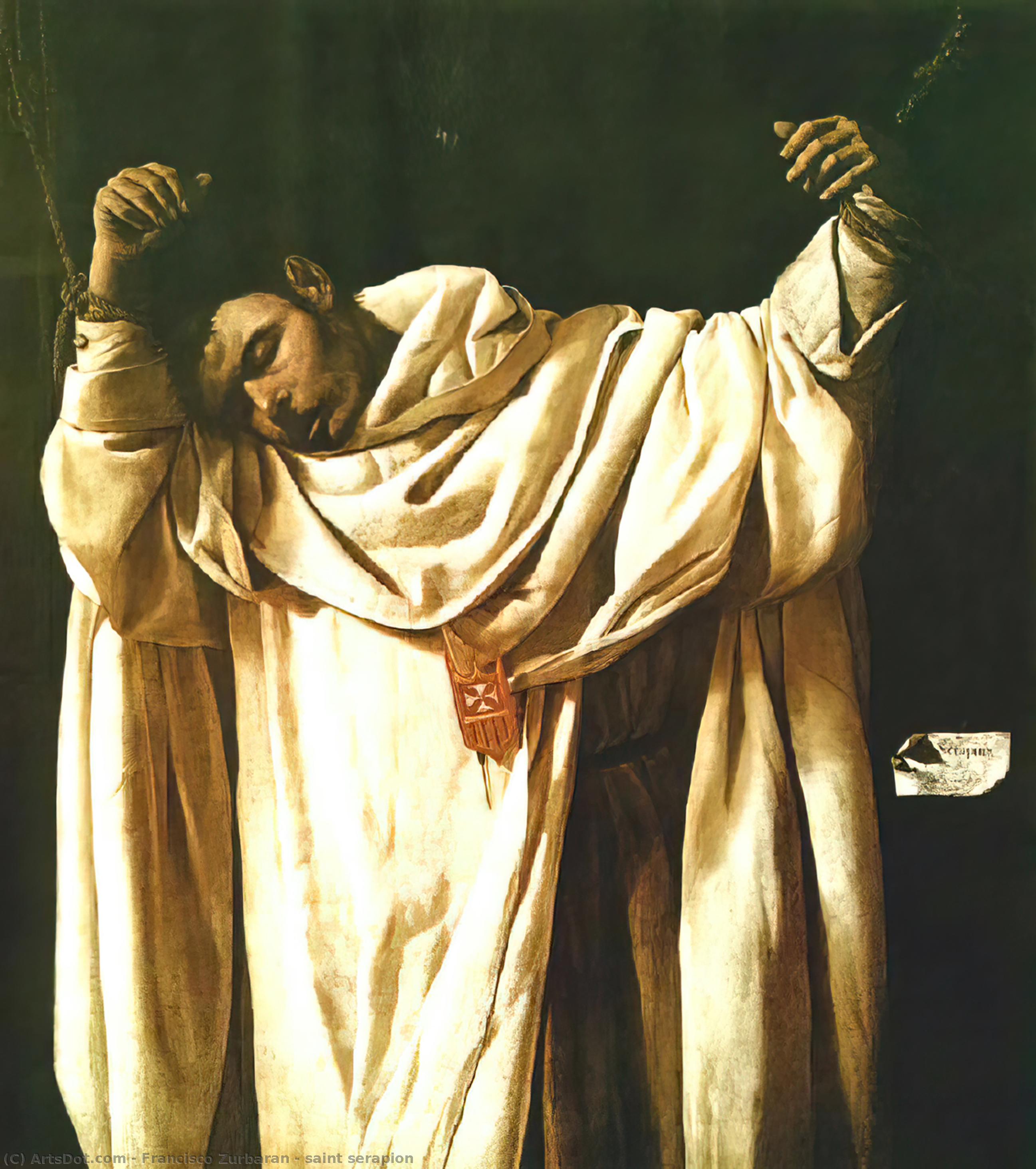 Wikioo.org - The Encyclopedia of Fine Arts - Painting, Artwork by Francisco Zurbaran - Saint Serapion
