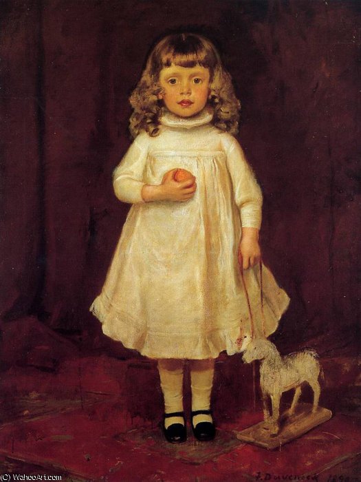 Wikioo.org - The Encyclopedia of Fine Arts - Painting, Artwork by Frank Duveneck - F. B. Duveneck as a Child